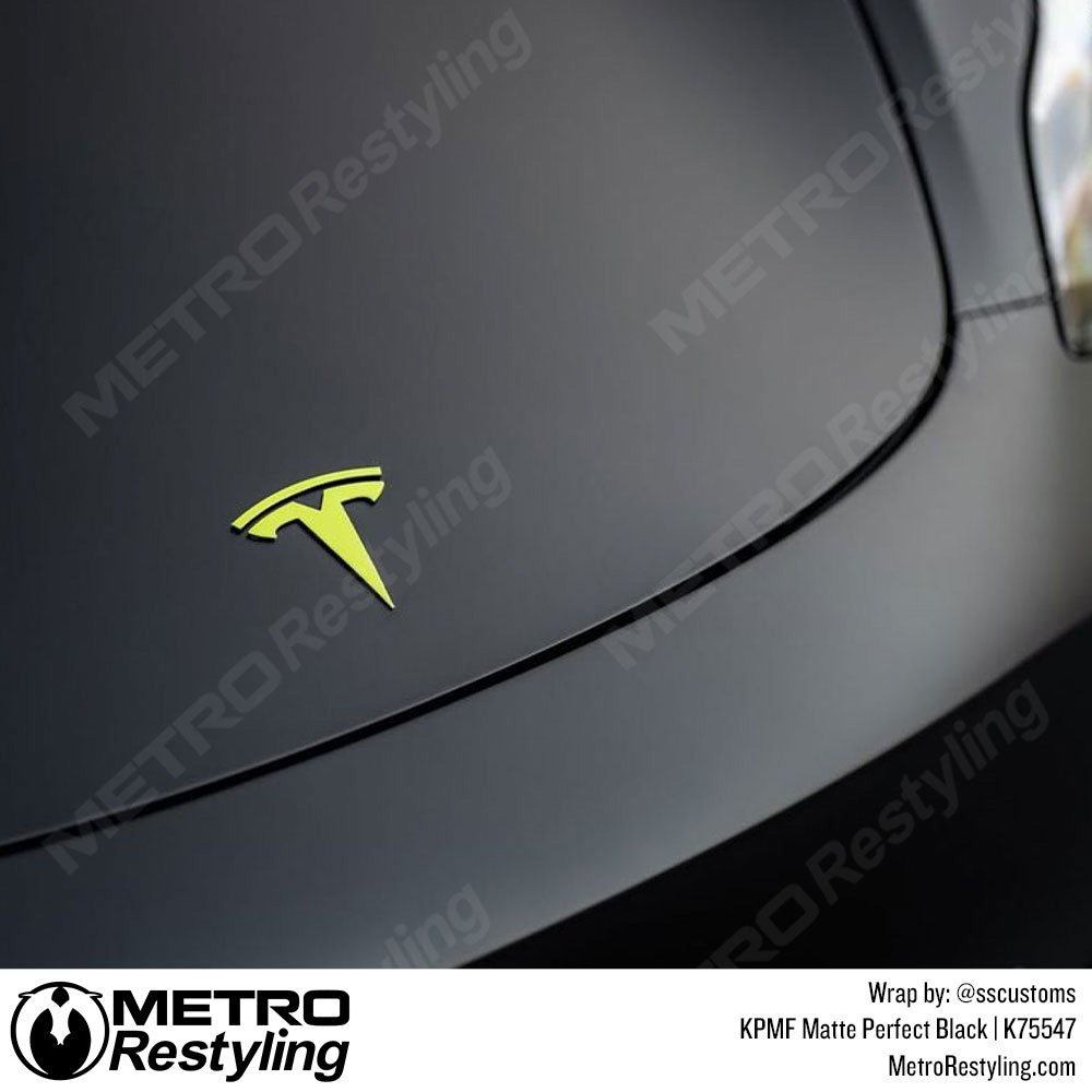 Car Wrapping Folie von KPMF - Perfect Black Matt Laufmeter Meter